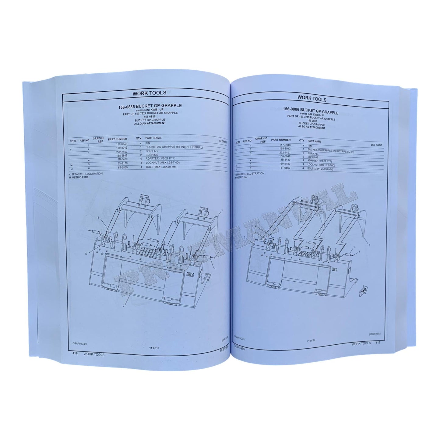 Caterpillar Cat 279C2 Kompakt-Raupenlader, Ersatzteilkatalog, Handbuch SEBP5999