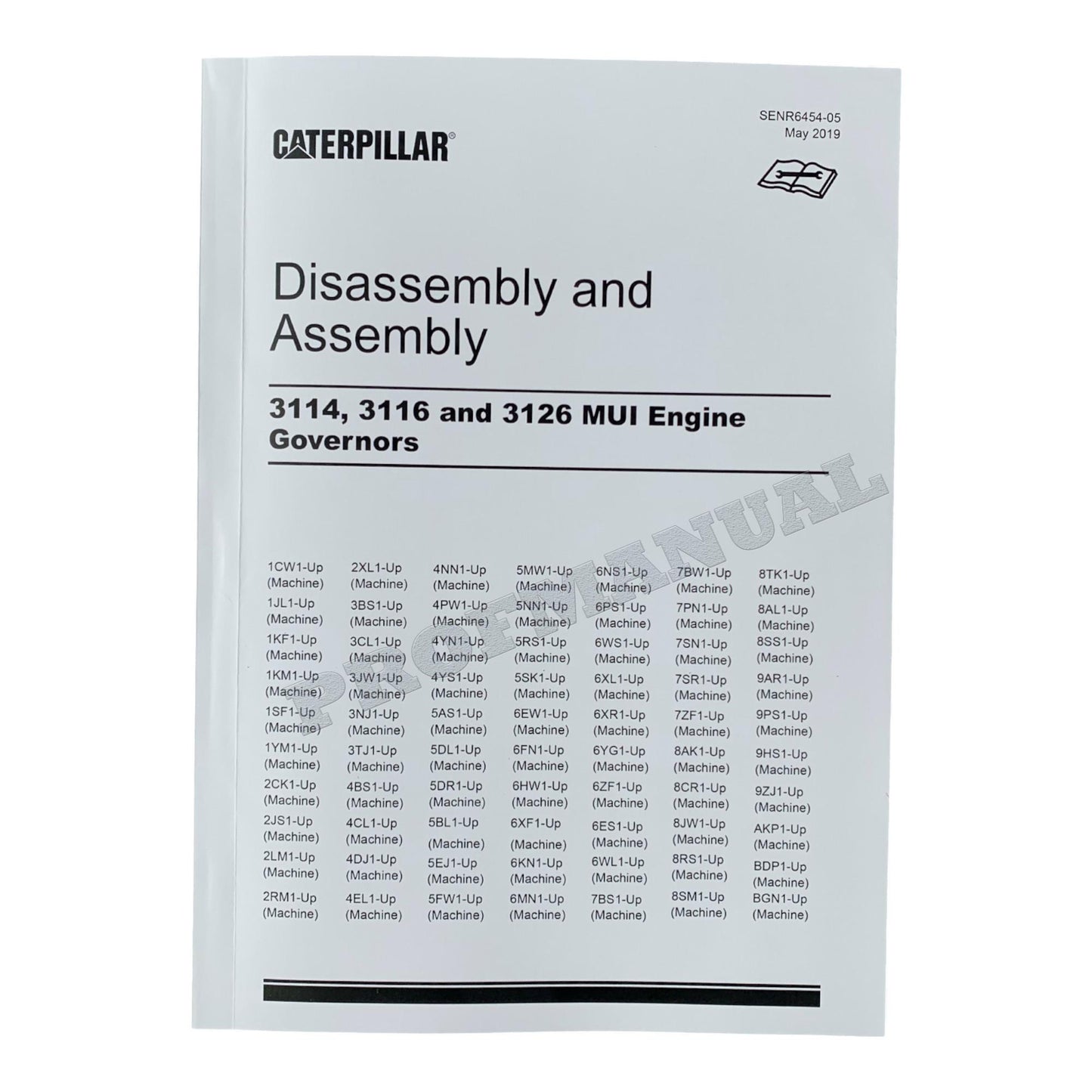 Caterpillar 3114 3116 3126 MUI Engine Disassembly Assembly Service Manual