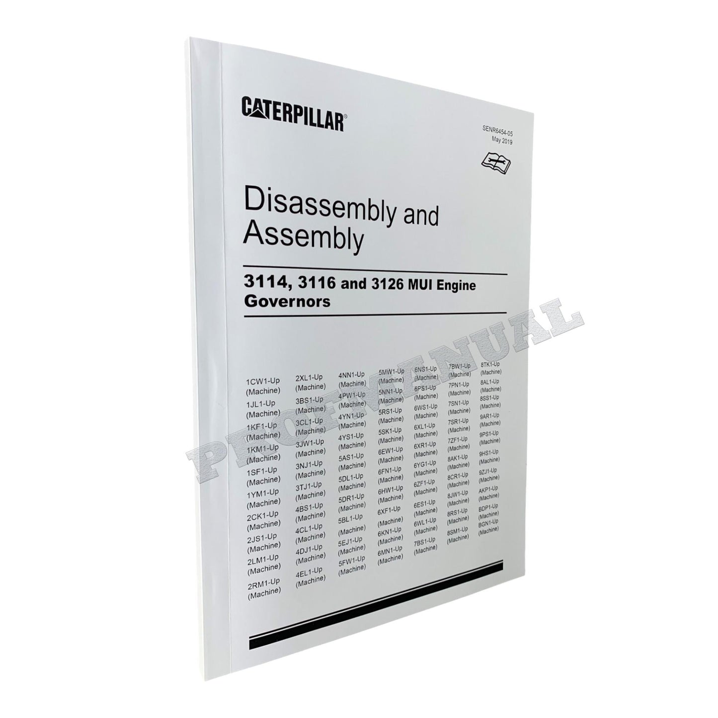 Caterpillar 3114 3116 3126 MUI Engine Disassembly Assembly Service Manual