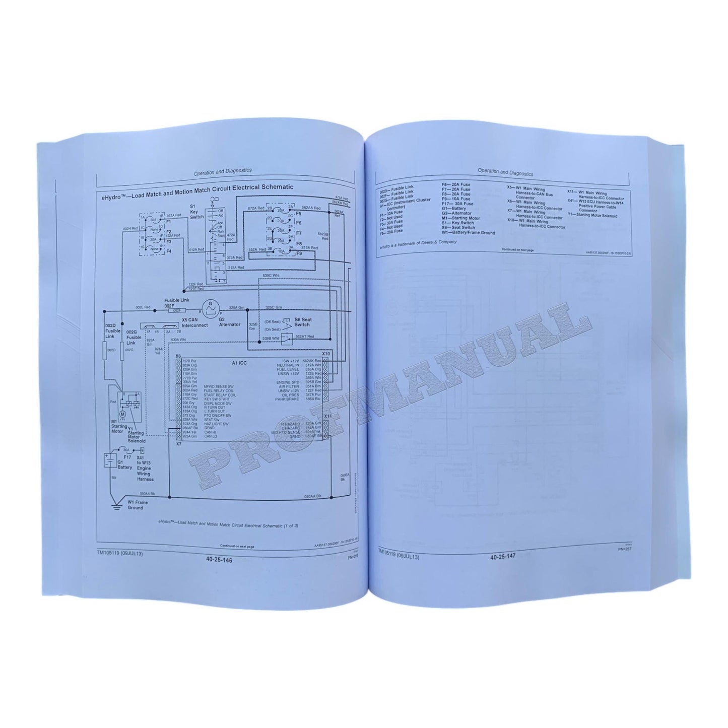 JOHN DEERE 4720 4520 TRACTOR REPAIR SERVICE TECHNICAL MANUAL TM105119