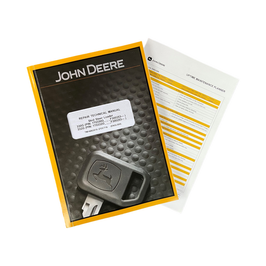 Reparatur- und Servicehandbuch für Kompaktlader John Deere 330G 332G + !BONUS!