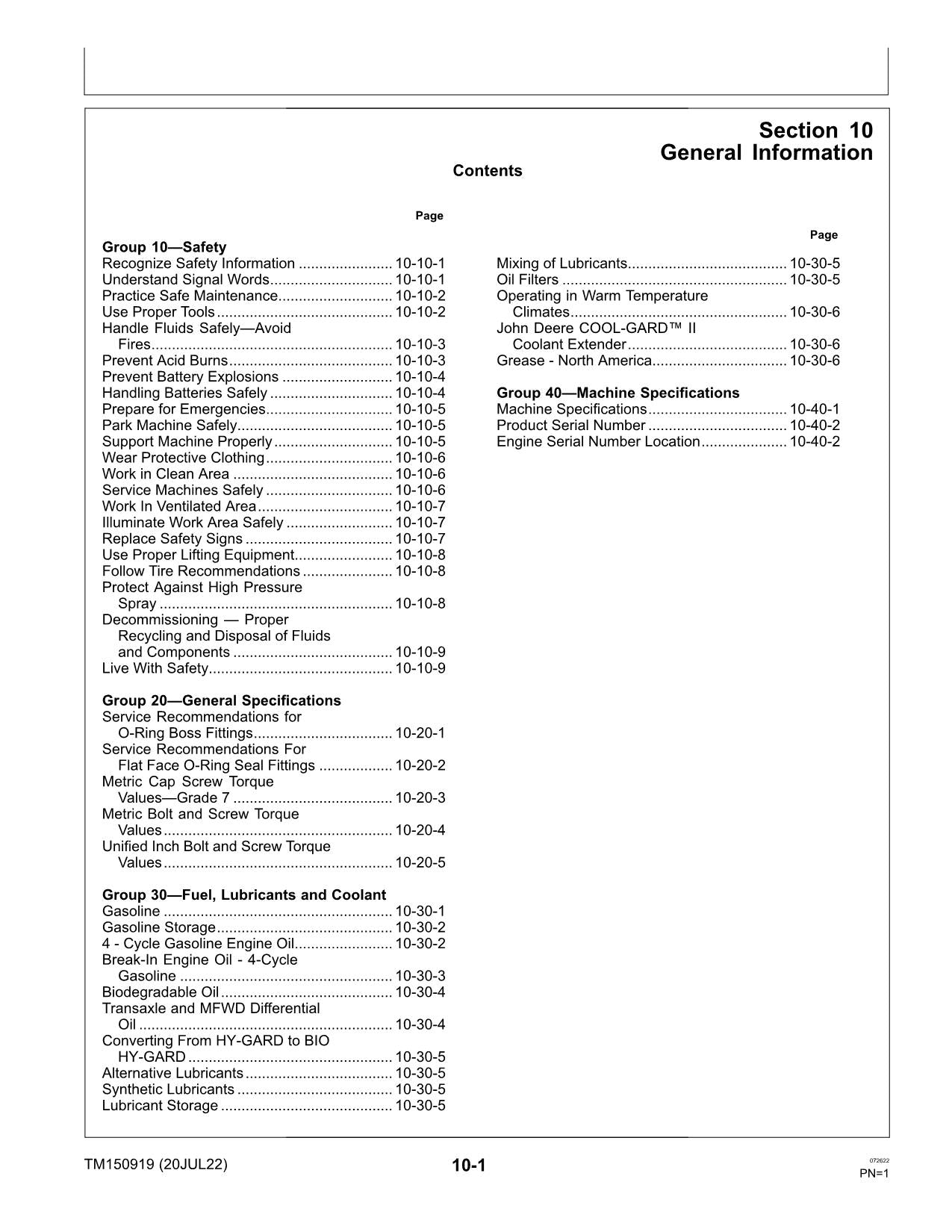 JOHN DEERE HPX615E HPX 615E GATOR UTILITY VEHICLE SERVICE MANUAL