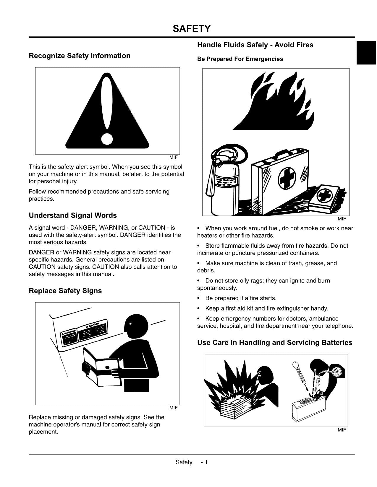 John Deere 4X2 6X4 Gator Repair Technical Service Manual TM1518