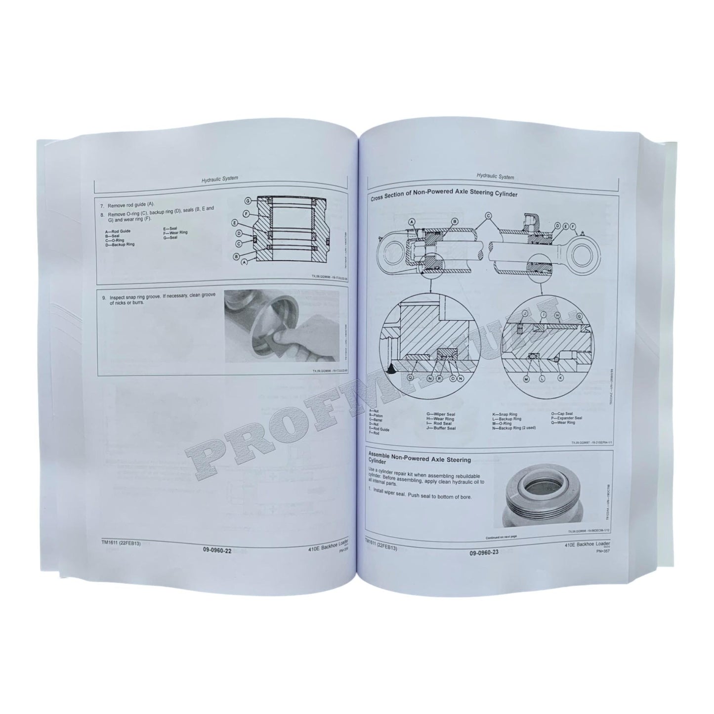 JOHN DEERE 410E BACKHOE REPAIR SERVICE TECHNICAL MANUAL TM1611 + !BONUS!