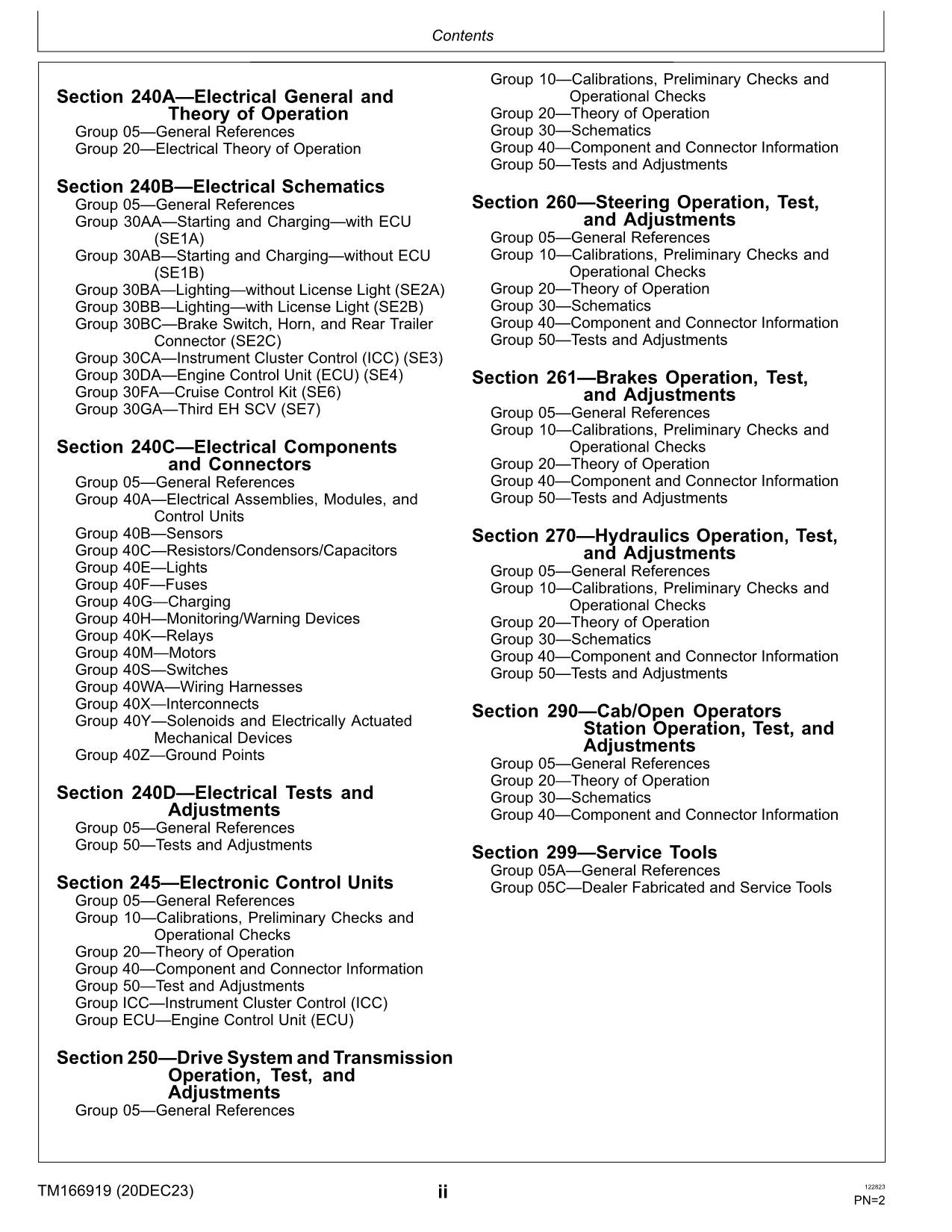 JOHN DEERE 3025E 3038E 3032E TRACTOR DIAGNOSTIC REPAIR SERVICE MANUAL TM166919