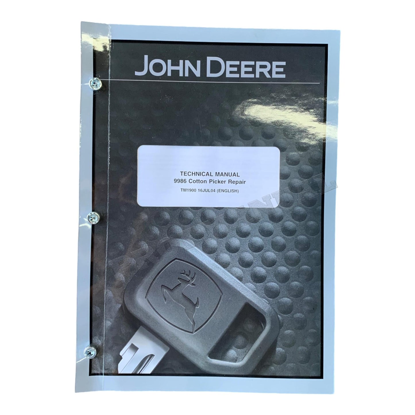 JONH DEERE 9986 COTTON PICKER REPAIR SERVICE TECHNICAL MANUAL TM1900