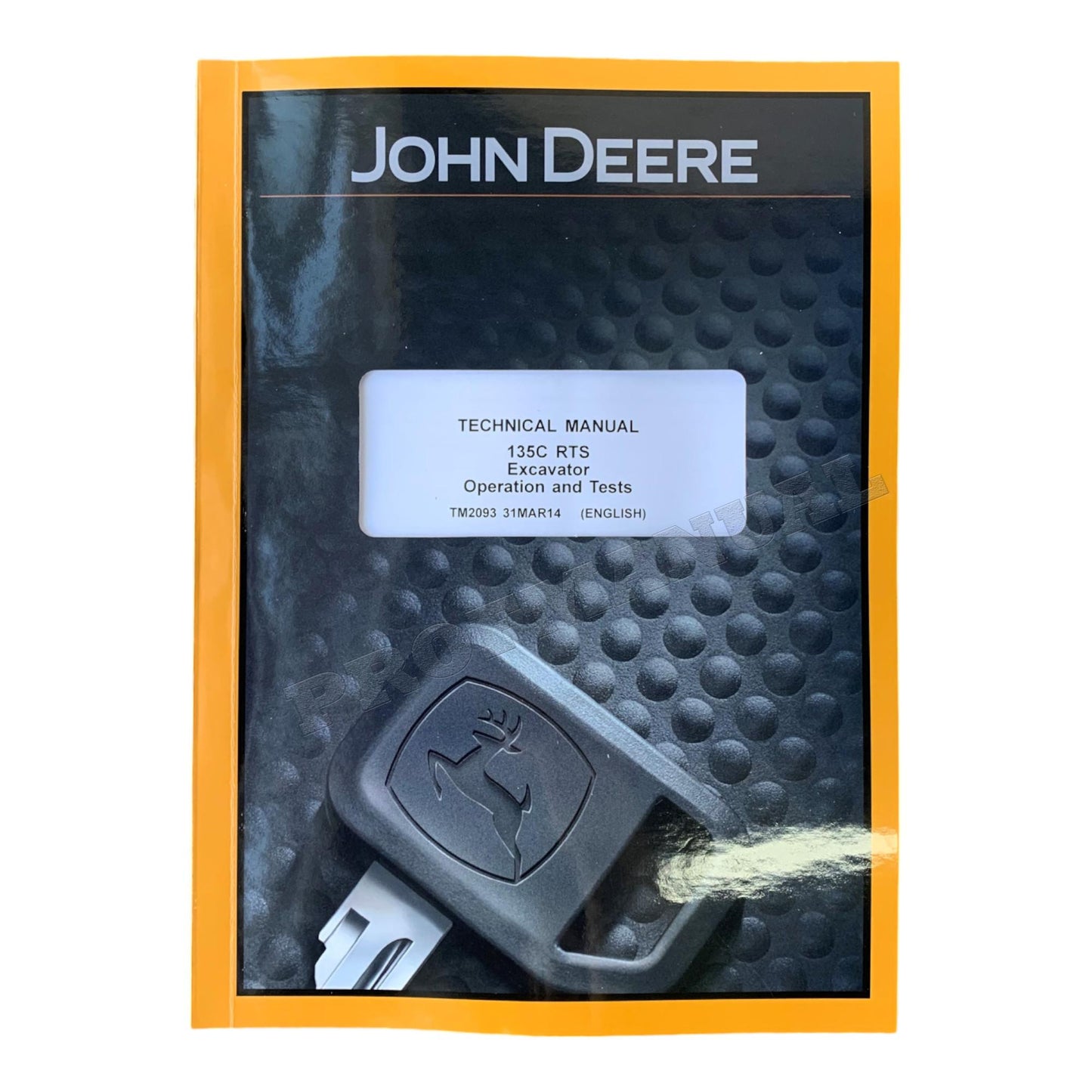 JOHN DEERE 135C RTS EXCAVATOR OPERATION TEST SERVICE TECHNICAL MANUAL TM2093