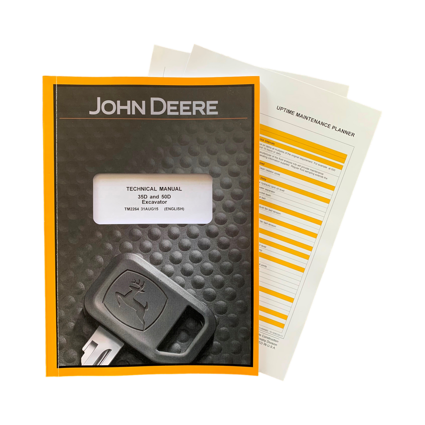 JOHN DEERE 35D 50D EXCAVATOR REPAIR SERVICE MANUAL + !BONUS!