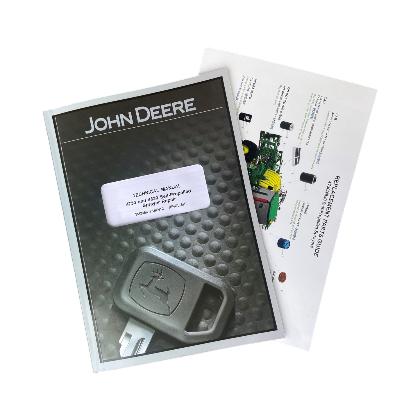 JOHN DEERE 4830 4730 SPRAYER SERVICE MANUAL + !BONUS!