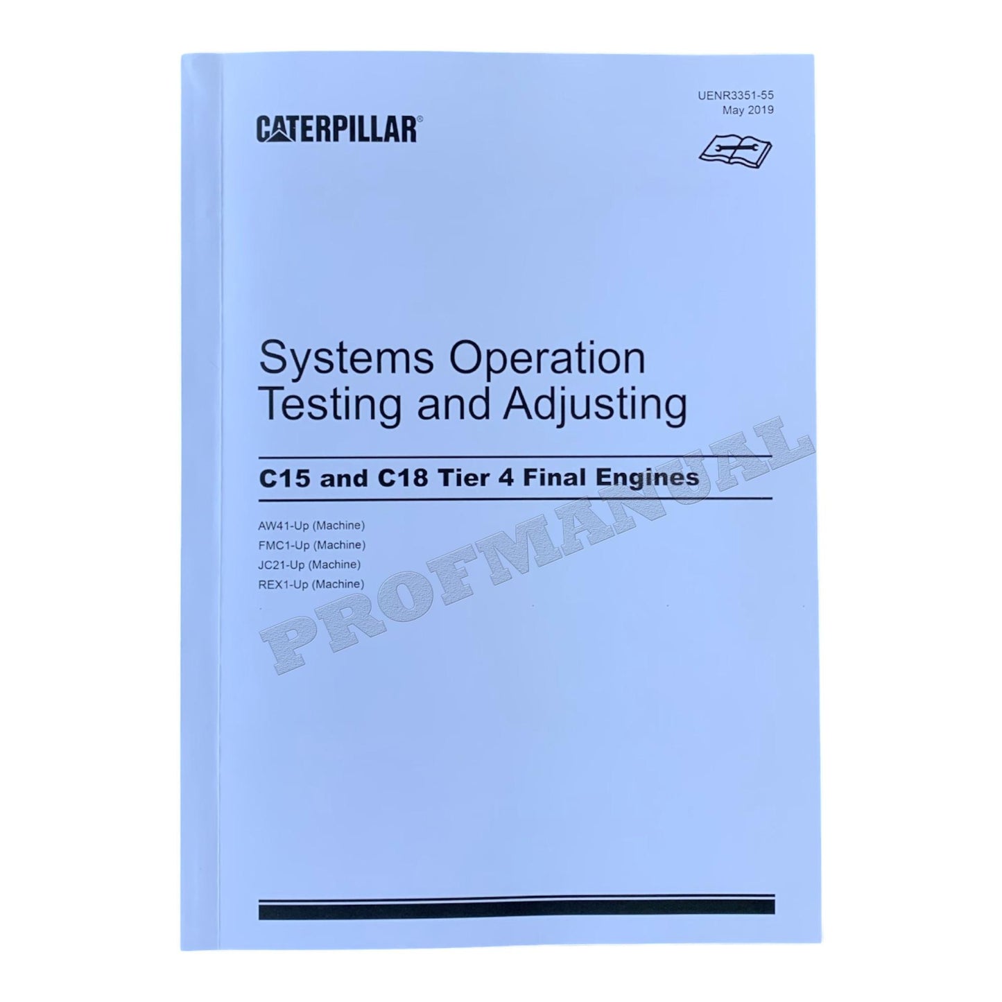 Caterpillar C13 C15 C18 Tier 4 Final Engine for D8T Tractor full Service Manual *SN AW4