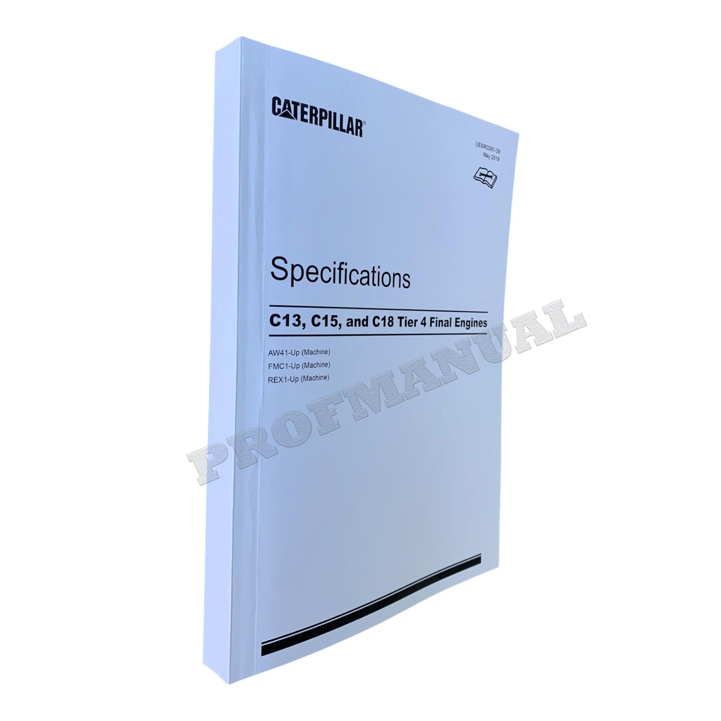 Caterpillar C13 C15 C18 Tier 4 Final Engine for D8T Tractor full Service Manual *SN AW4