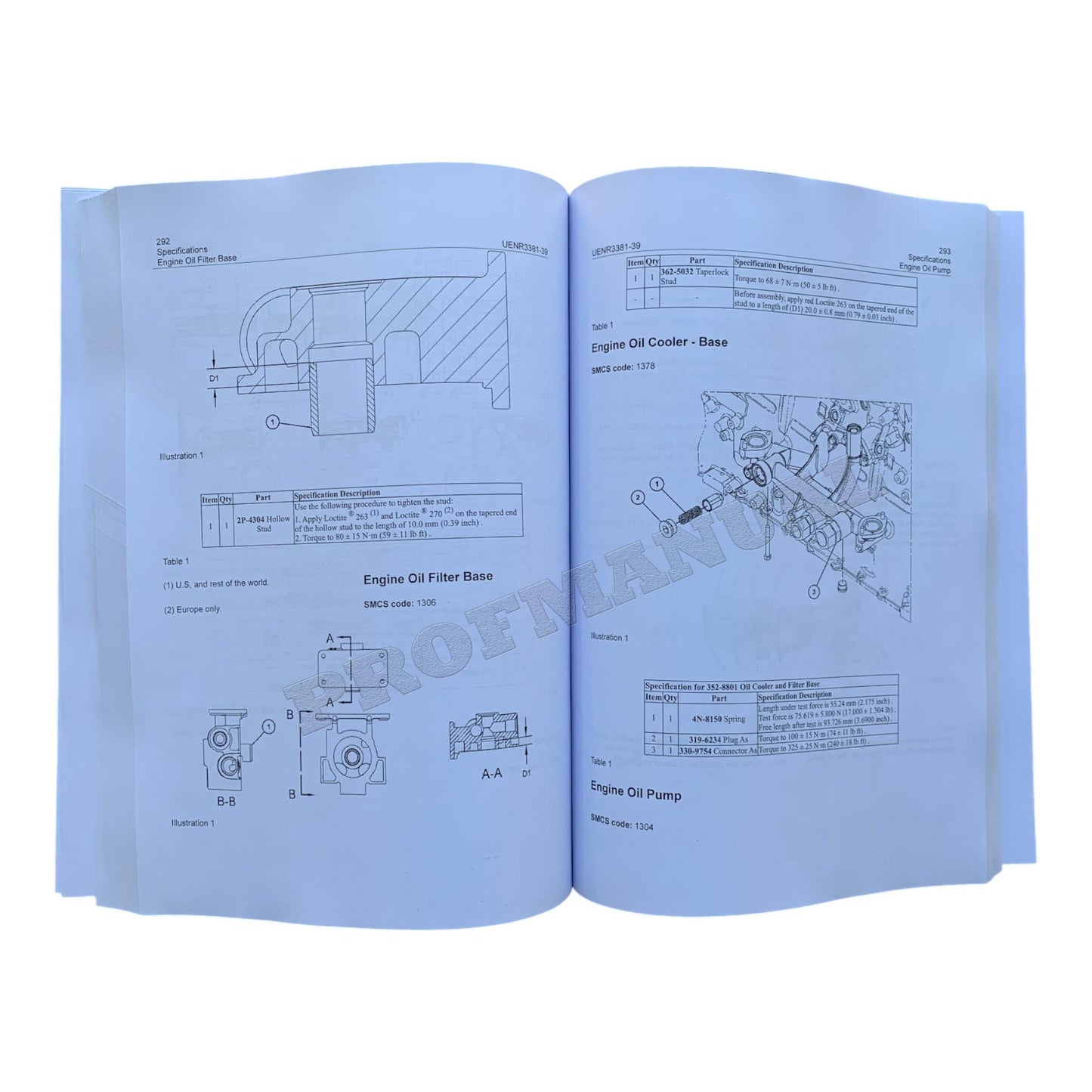 Caterpillar C13 C15 C18 Tier 4 Final Engine for D8T Tractor full Service Manual *SN AW4