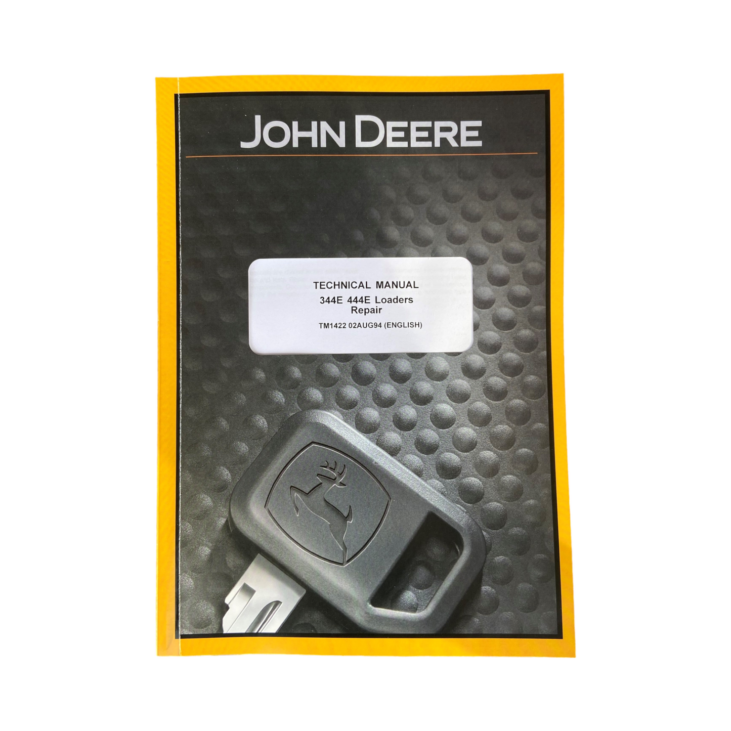 JOHN DEERE 344E 444E LOADER REPAIR SERVICE MANUAL