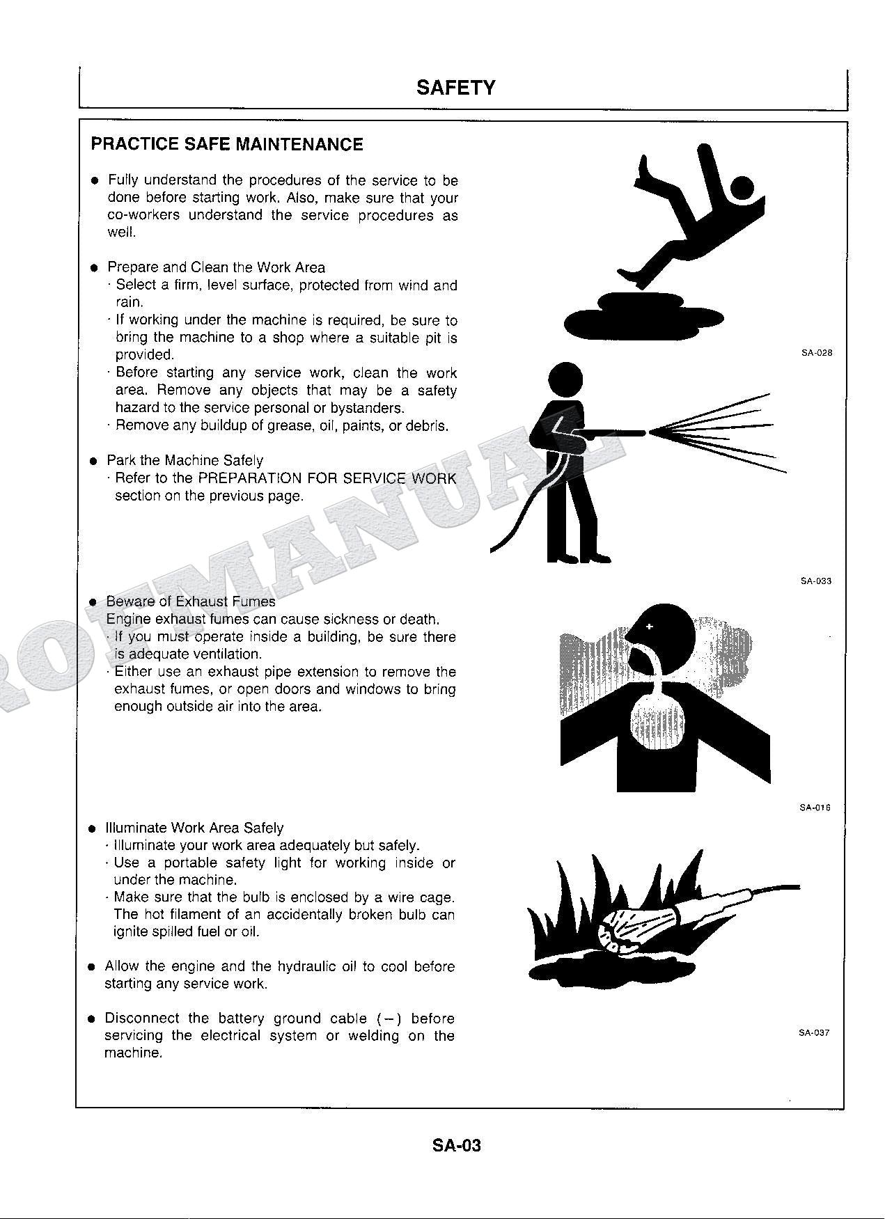 HITACHI EX220-3 EXCAVATOR Workshop Repair Service manual