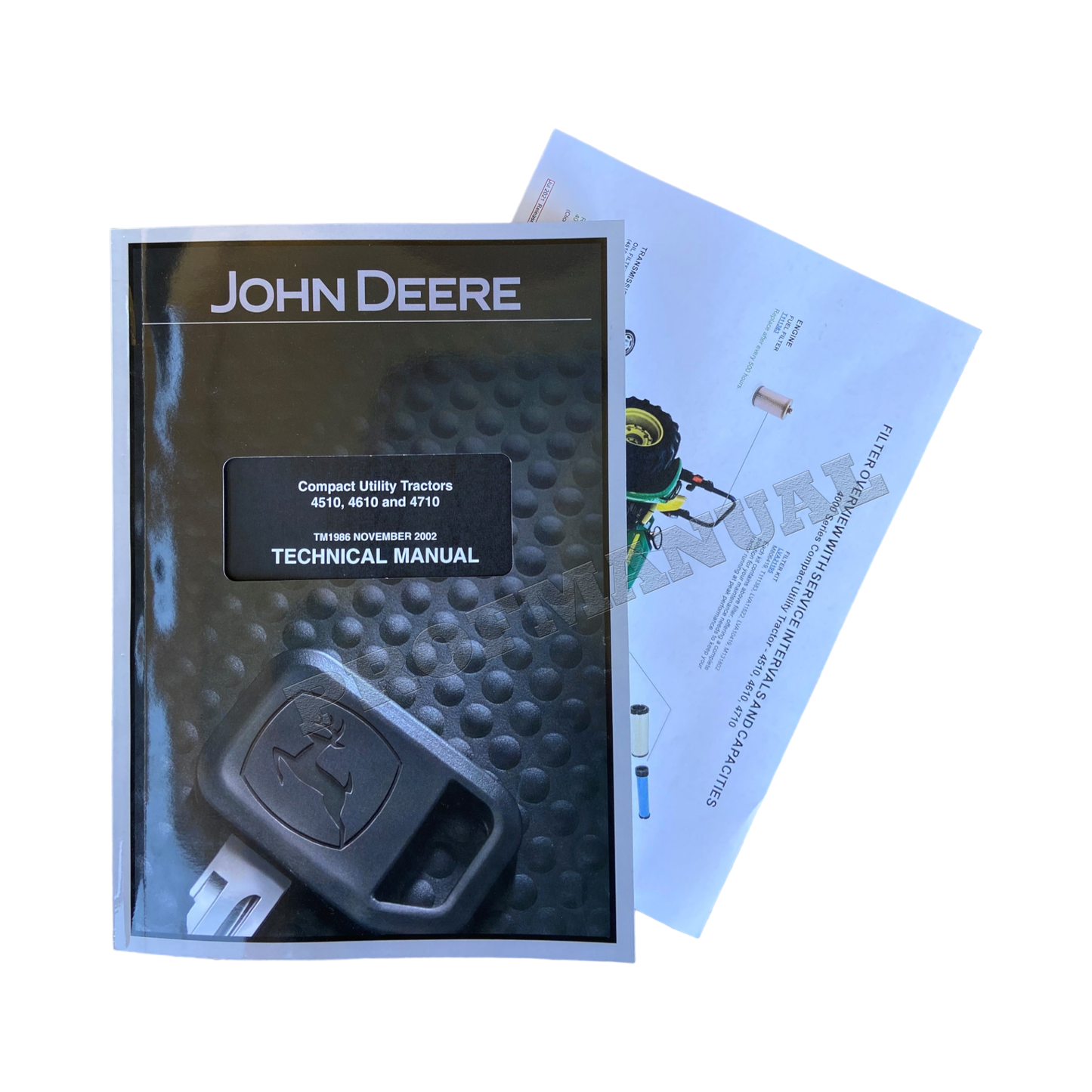 MANUEL D'ENTRETIEN DU TRACTEUR JOHN DEERE 4510 4610 4710 + !BONUS! 