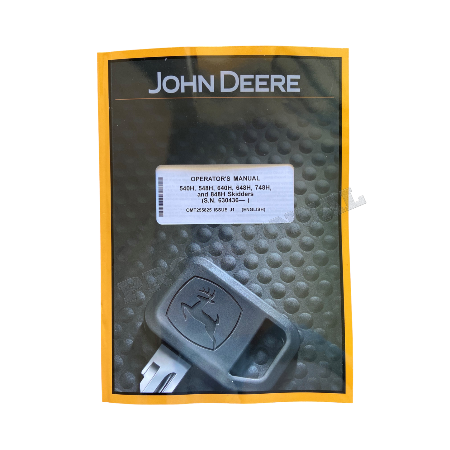 MANUEL D'UTILISATION DU DÉBUSQUEUR JOHN DEERE 540H 548H 640H 648H 748H 848H 