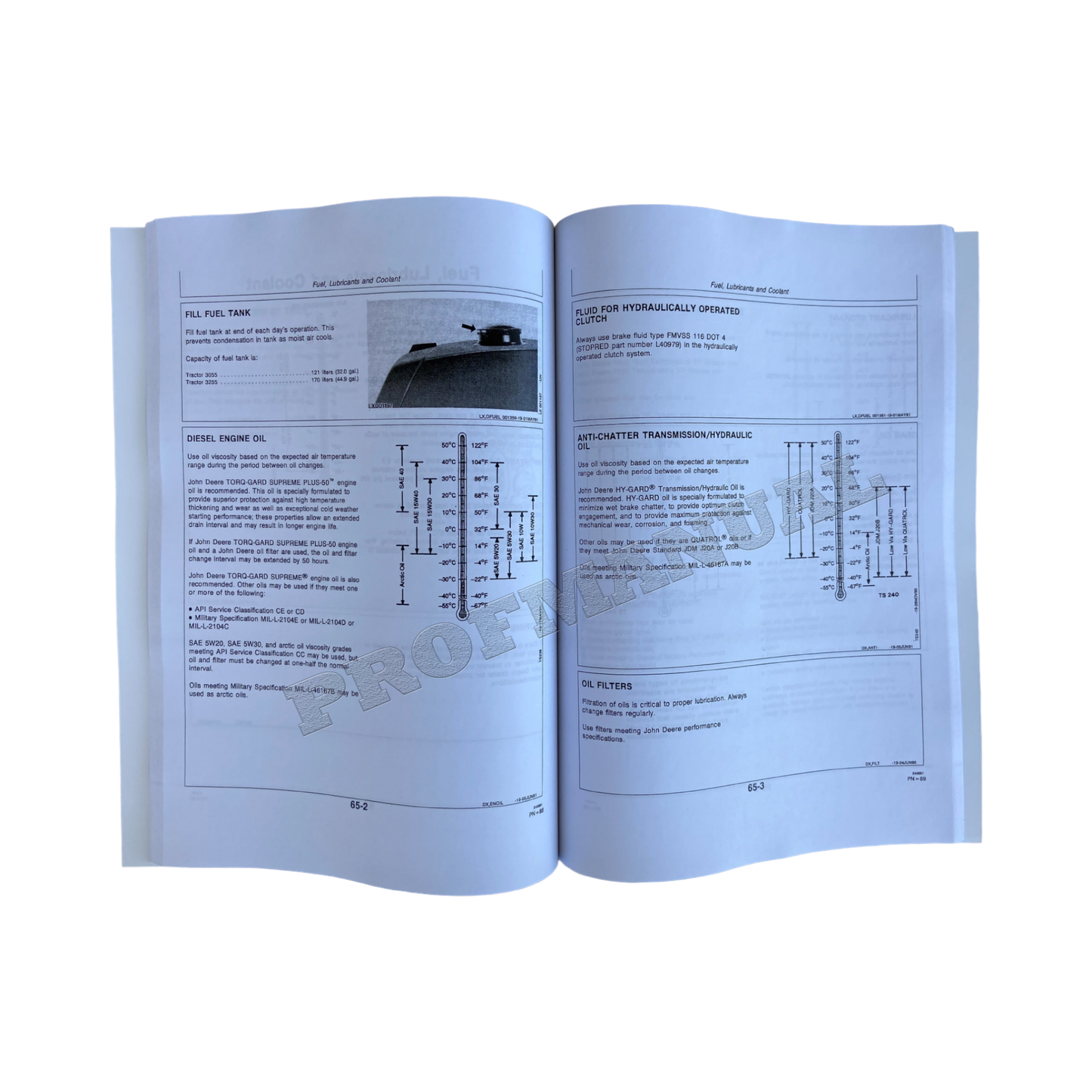 JOHN DEERE 3055 3255 TRACTOR OPERATORS MANUAL