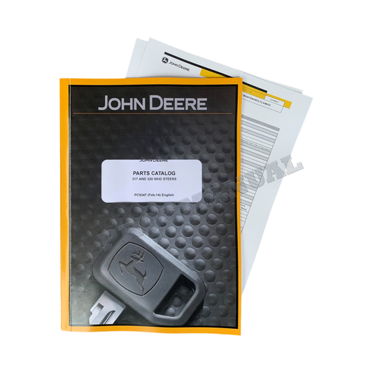 JOHN DEERE 317 320 KOMPAKTLADER-ERSATZTEILKATALOG-HANDBUCH + !BONUS!