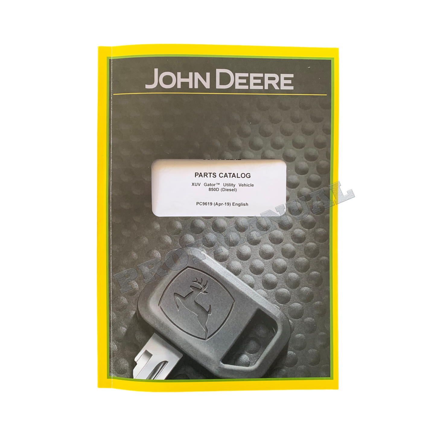 CATALOGUE DE PIÈCES DÉTACHÉES POUR VÉHICULES UTILITAIRES JOHN DEERE XUV 850D GATOR + !BONUS!