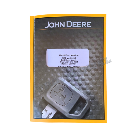 JOHN DEERE 319D 323D KOMPAKTLADER - BEDIENUNGSTEST - SERVICEHANDBUCH TM11414