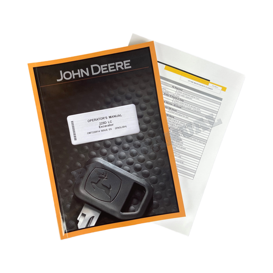 JOHN DEERE 225DLC EXCAVATOR OPERATORS MANUAL + !BONUS!