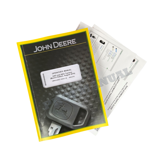 JOHN DEERE 6403 6603 TRAKTOR-BENUTZERHANDBUCH + BONUS!