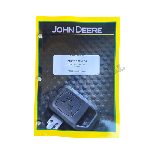 MANUEL DU CATALOGUE DES PIÈCES DE RECHANGE POUR TRACTEUR JOHN DEERE 7720 7820 7920 