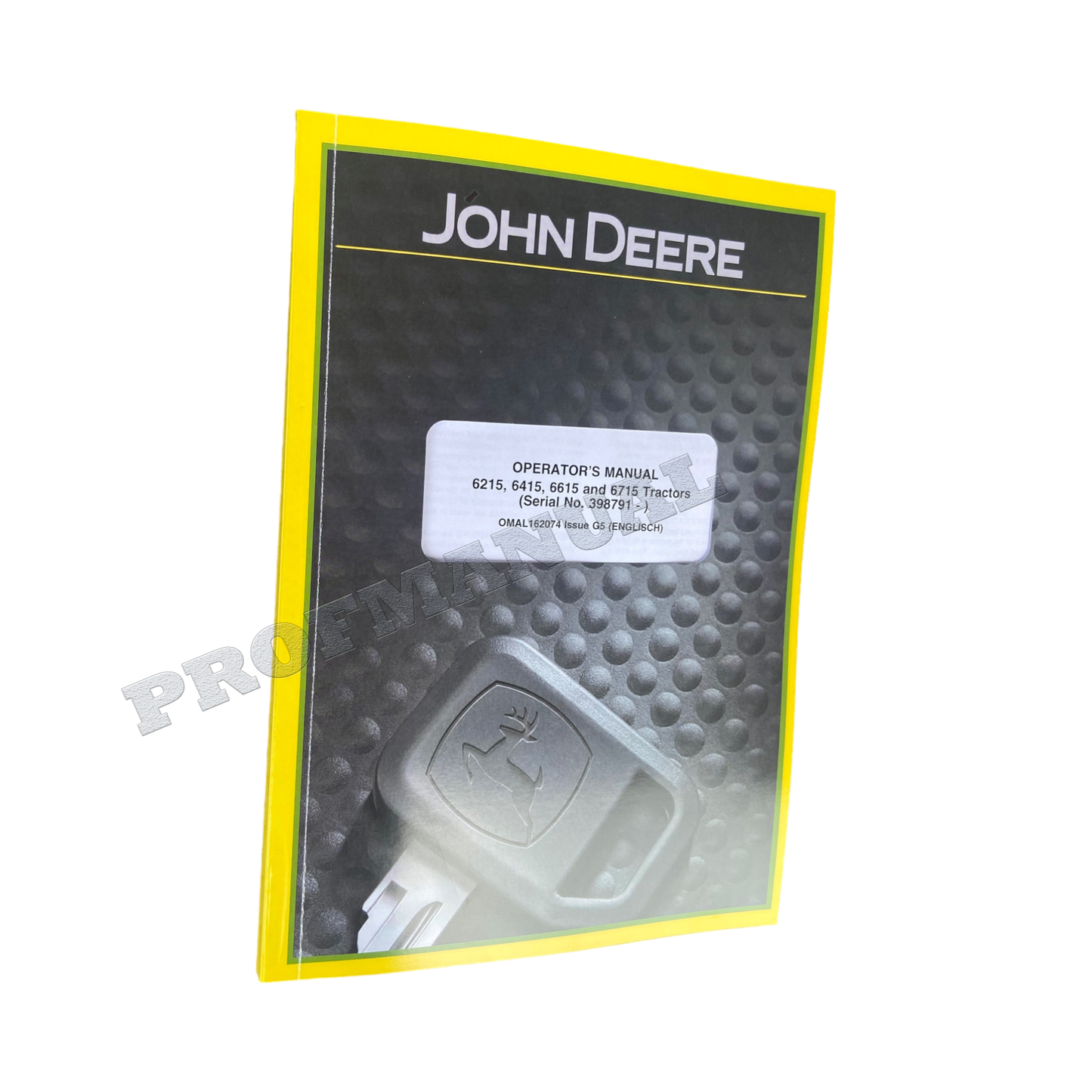 MANUEL D'UTILISATION DU TRACTEUR JOHN DEERE 6415 6615 6715 6215