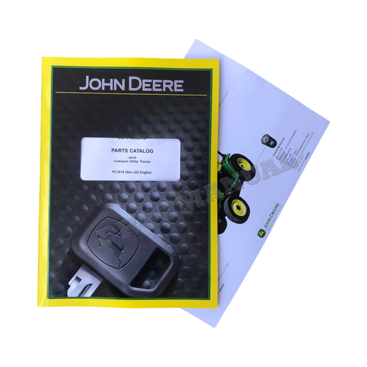 JOHN DEERE 4310 TRACTOR PARTS CATALOG MANUAL + !BONUS!