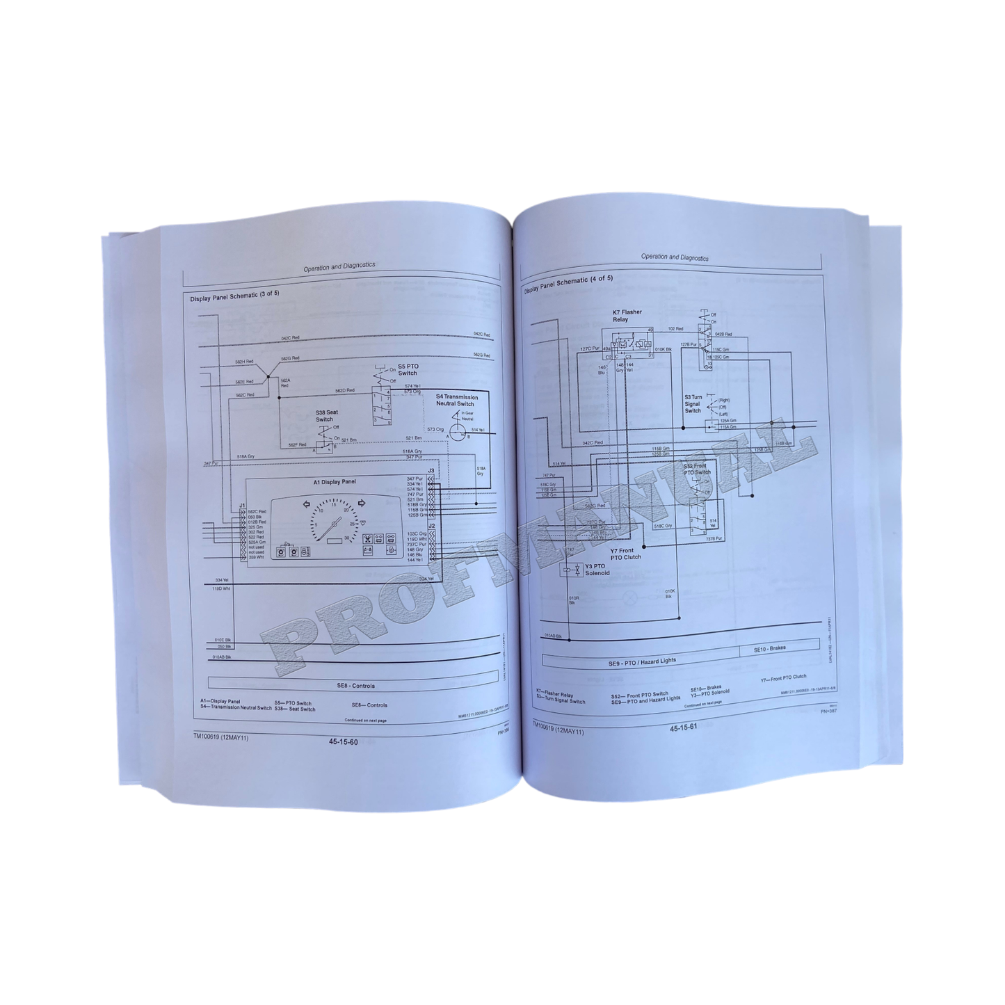 JOHN DEERE 3036E 3038E 3032E TRACTOR TEST REPAIR SERVICE MANUAL + !BONUS!