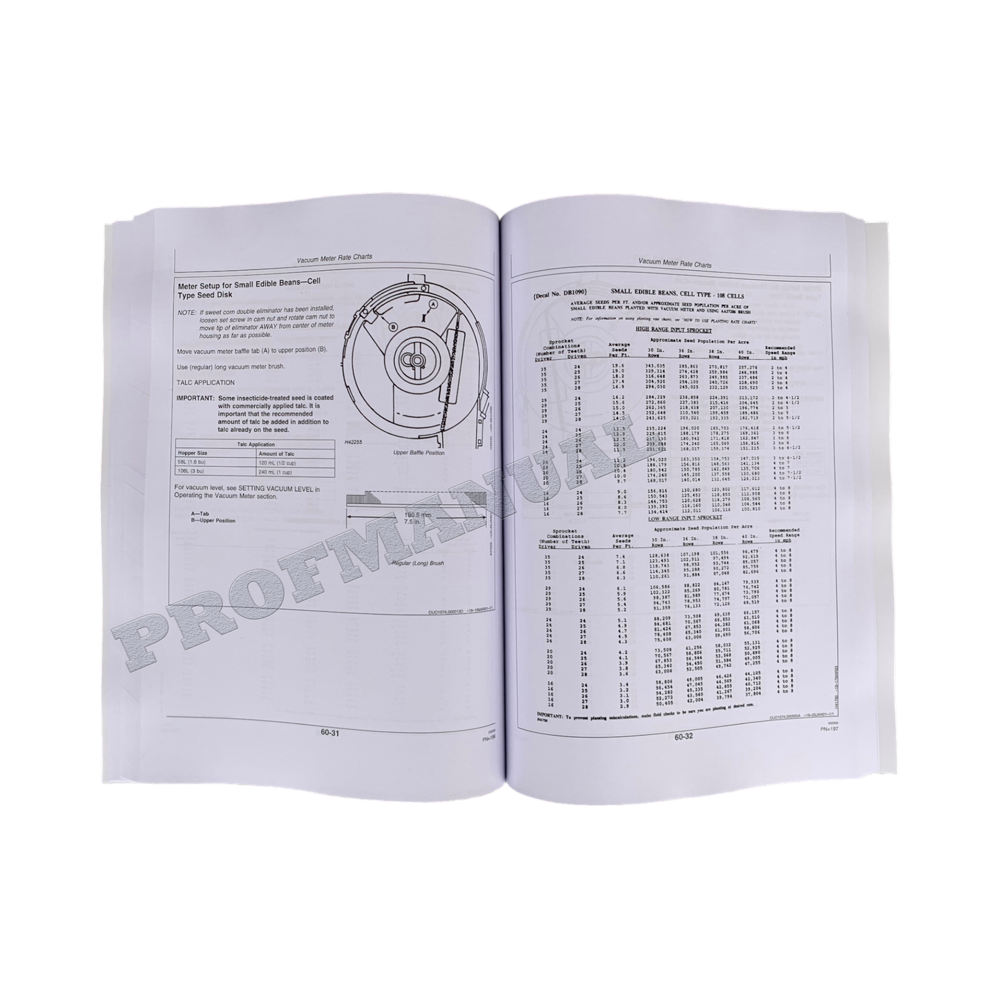 JOHN DEERE 1760 1760NT 6-RN 8-RN 8-RW 12-RN PLANTER OPERATORS MANUAL