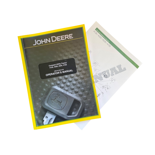 JOHN DEERE 4120 4320 4520 4720 TRAKTOR-BETRIEBSHANDBUCH + !BONUS! OMLVU19619