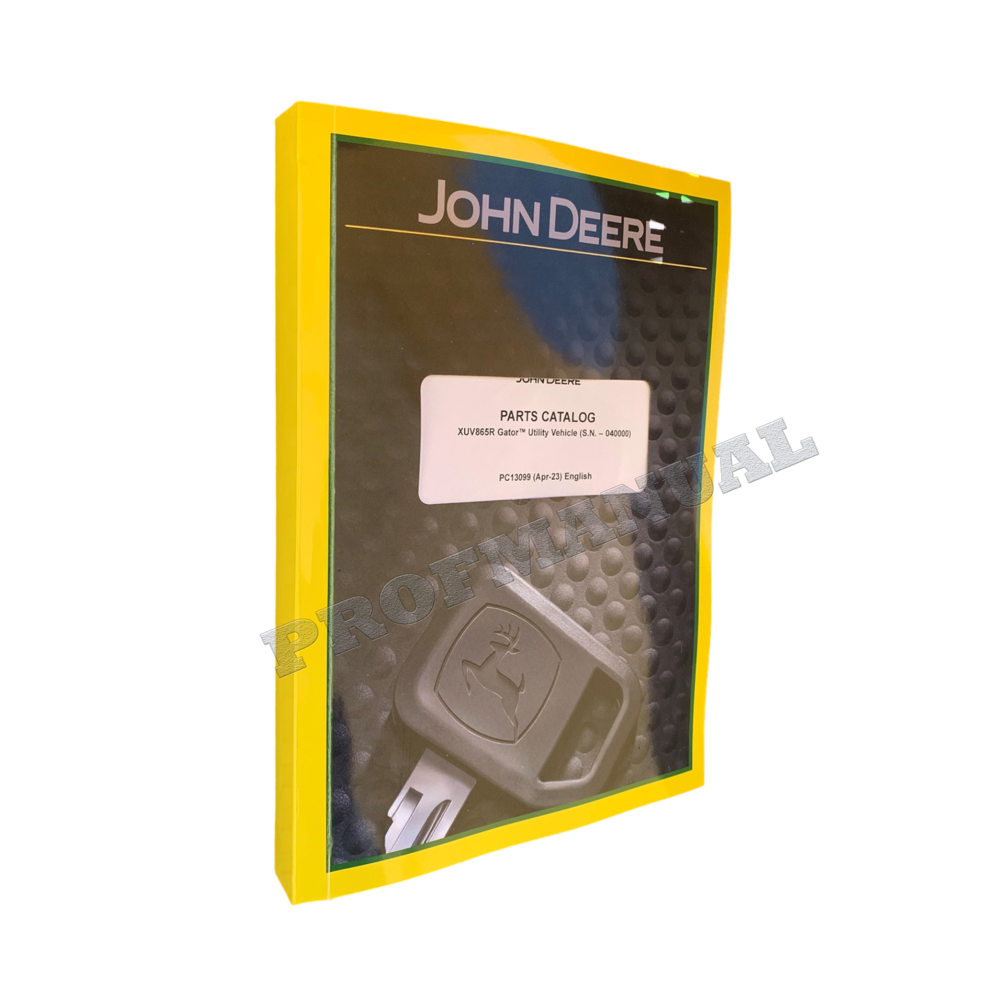 JOHN DEERE XUV865R GATOR UTILITY VEHICLE PARTS CATALOG MANUAL