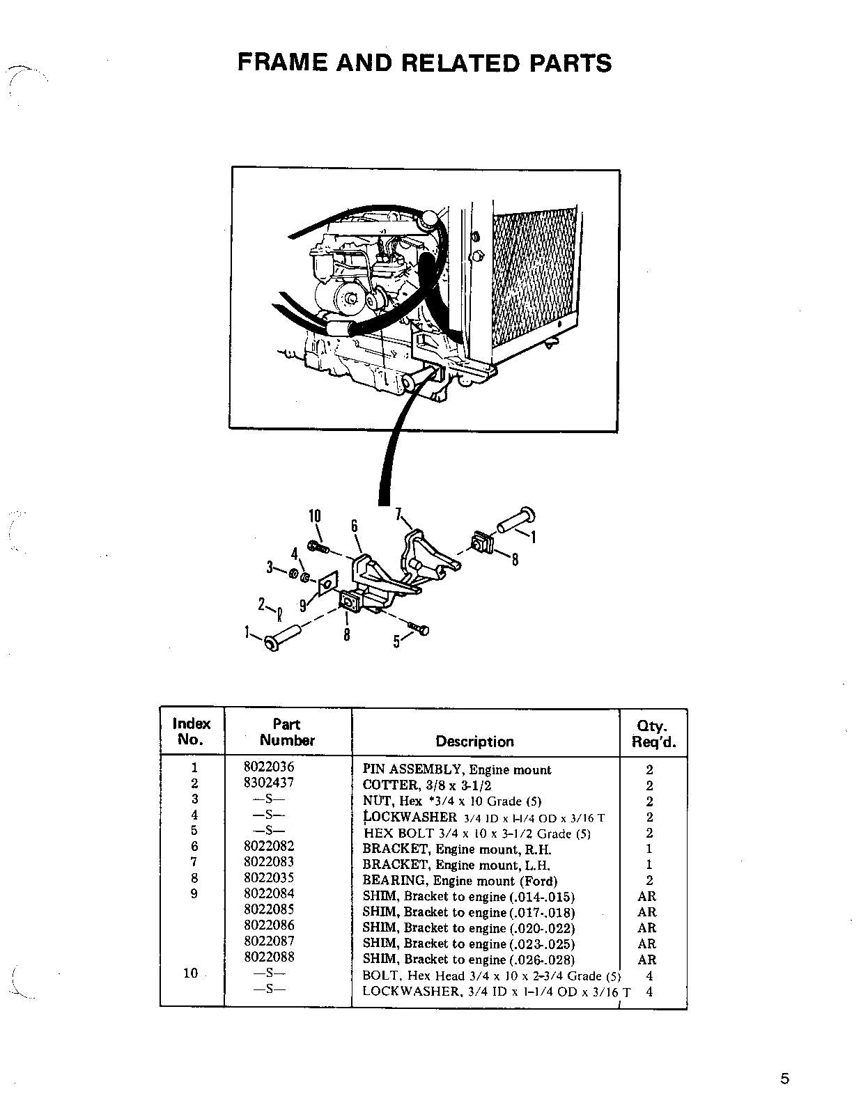 SKYTRAK 5030 6034 Telehandler Parts Catalog Manual