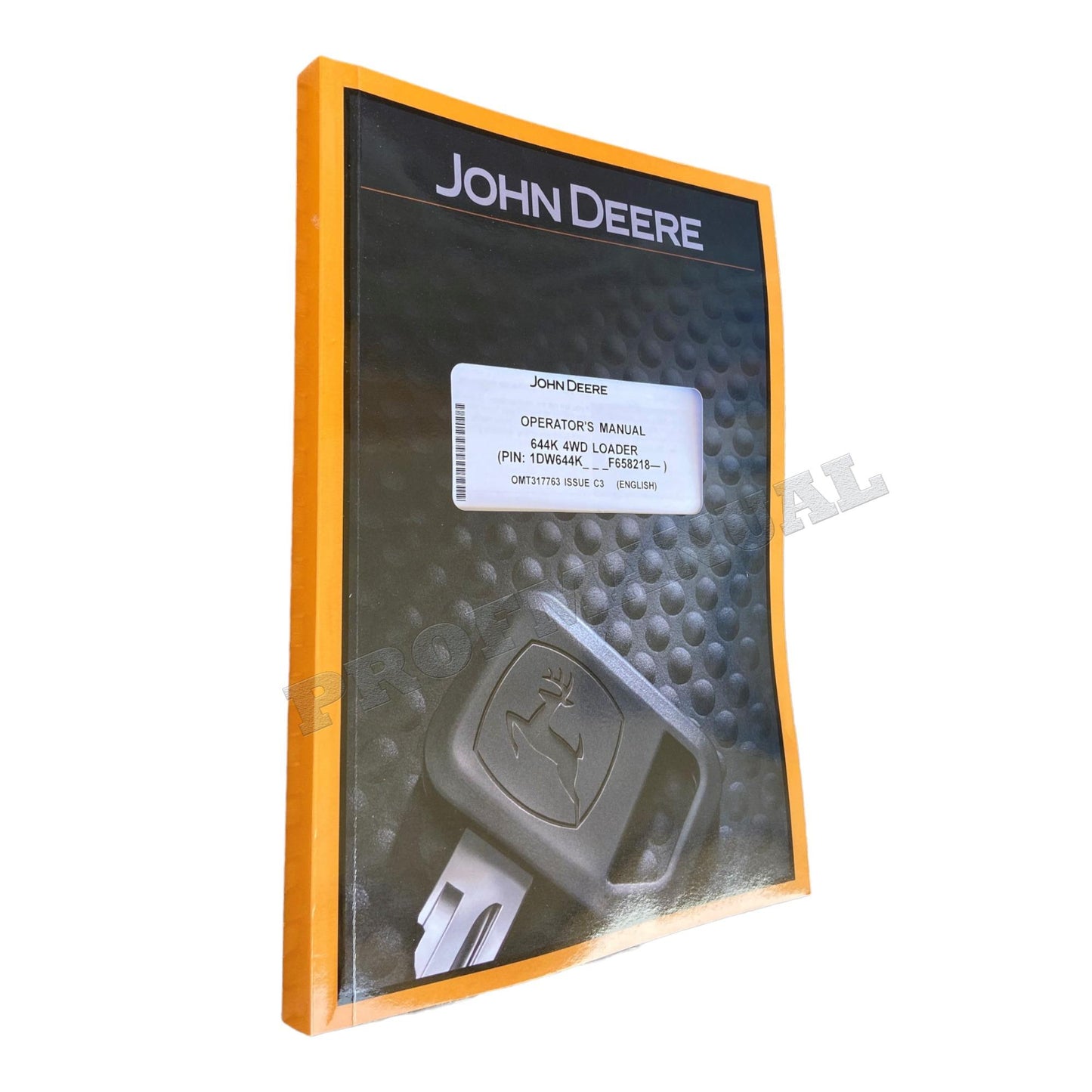 MANUEL D'UTILISATION DU CHARGEUR JOHN DEERE 644K #4 