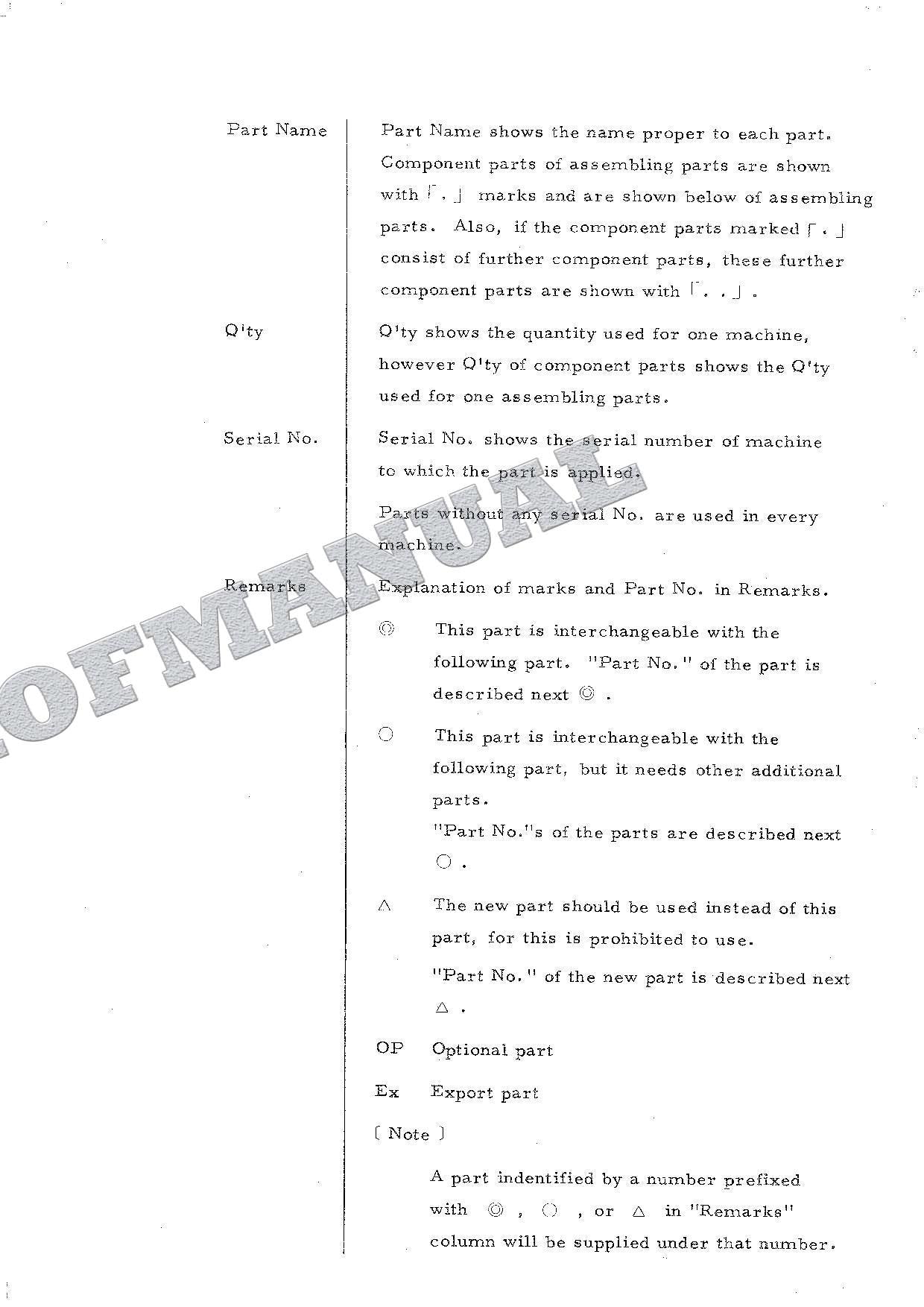 HITACHI UH052 Excavator Parts Catalog Manual