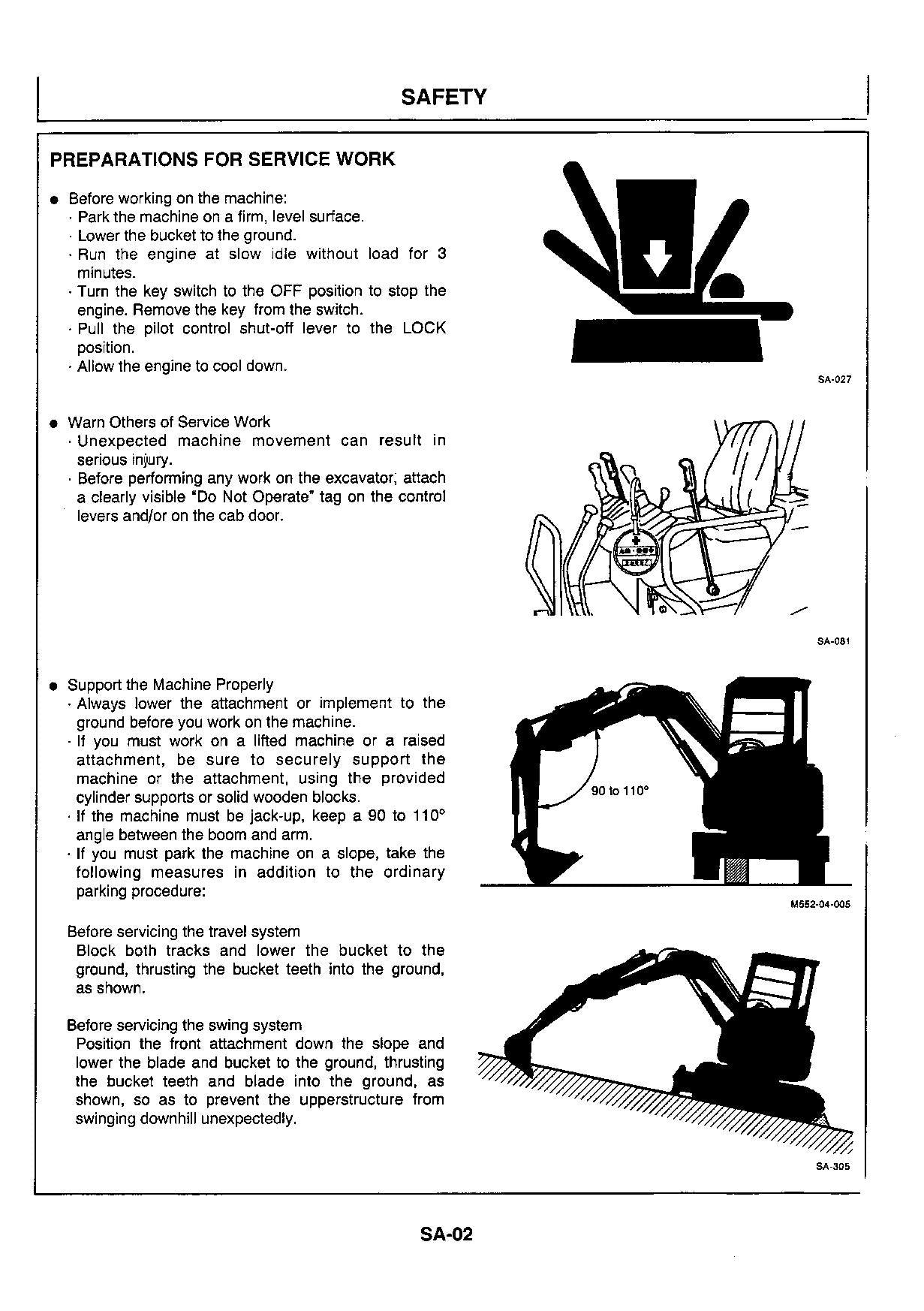 Hitachi EX20UR-2 EX30UR-2 EX40UR-2 Excavator full Service manual without schemes