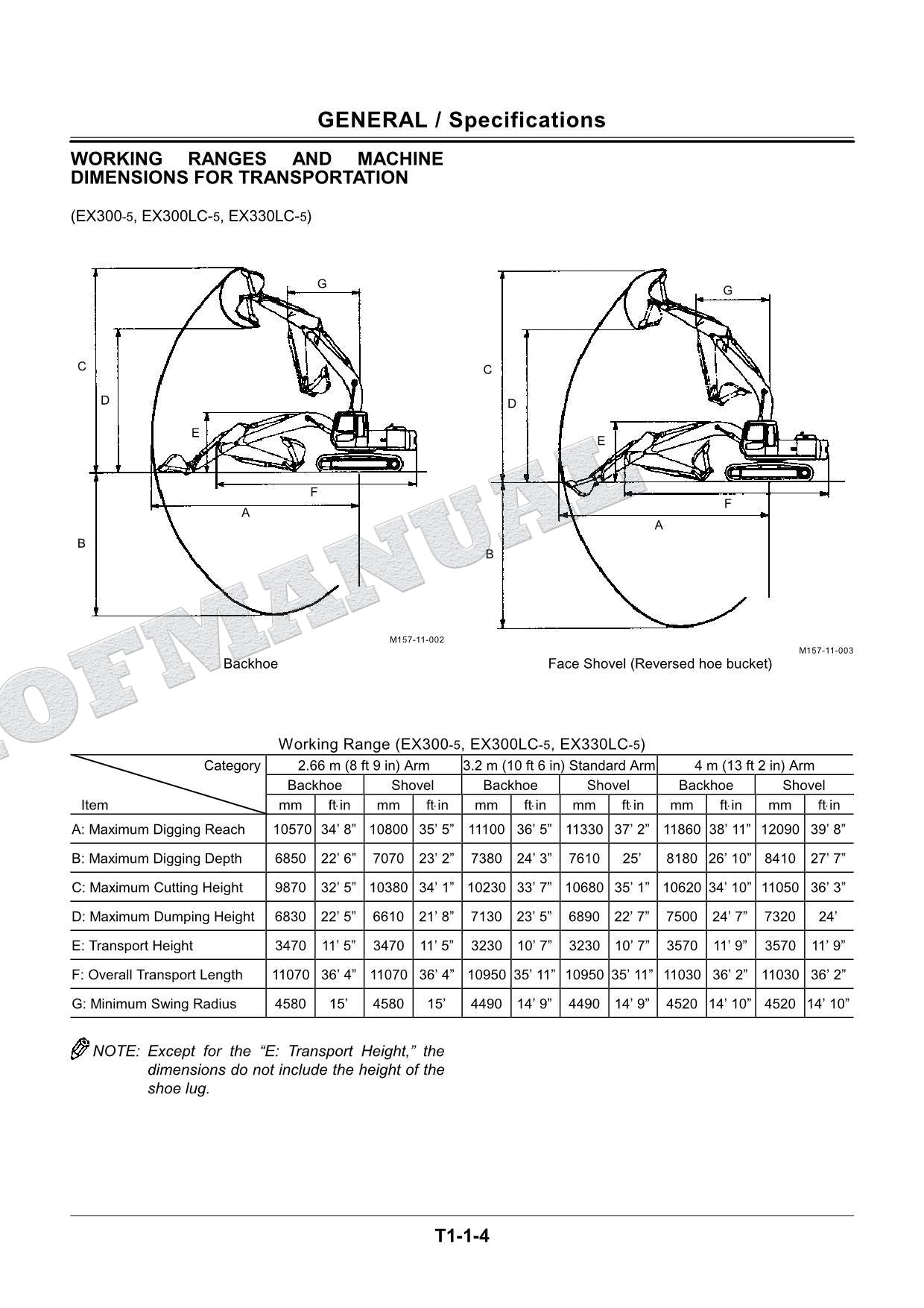 HITACHI EX300-5 EX300LC-5 EX330LC-5 EXCAVATOR Service manual Operat Principle