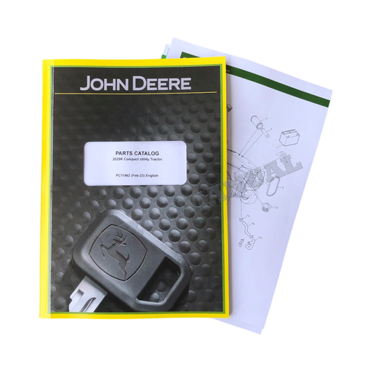 JOHN DEERE 2025R TRACTOR PARTS CATALOG MANUAL + !BONUS!