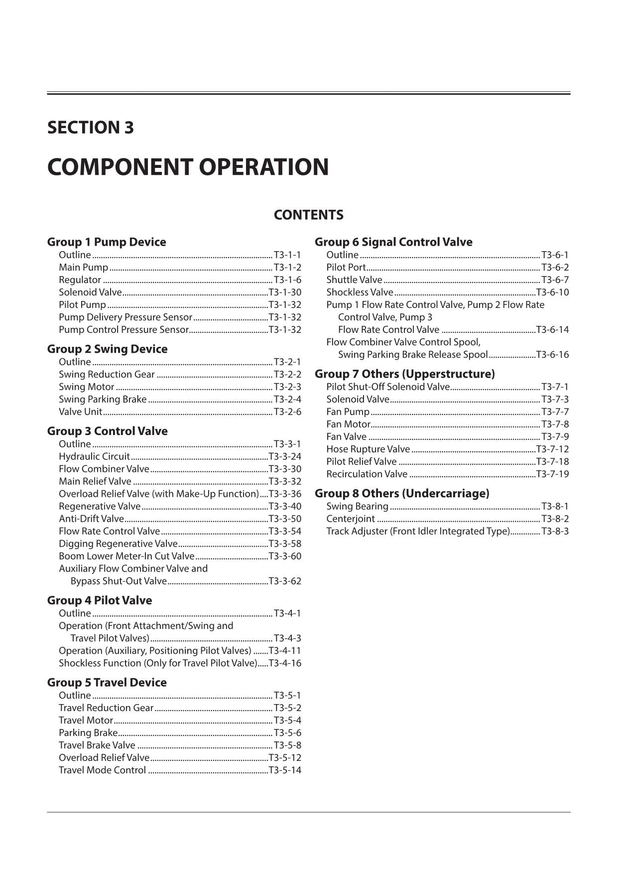 Hitachi ZX350LC-6 Excavator Operational Principle Service manual TODDQ50-EN-00