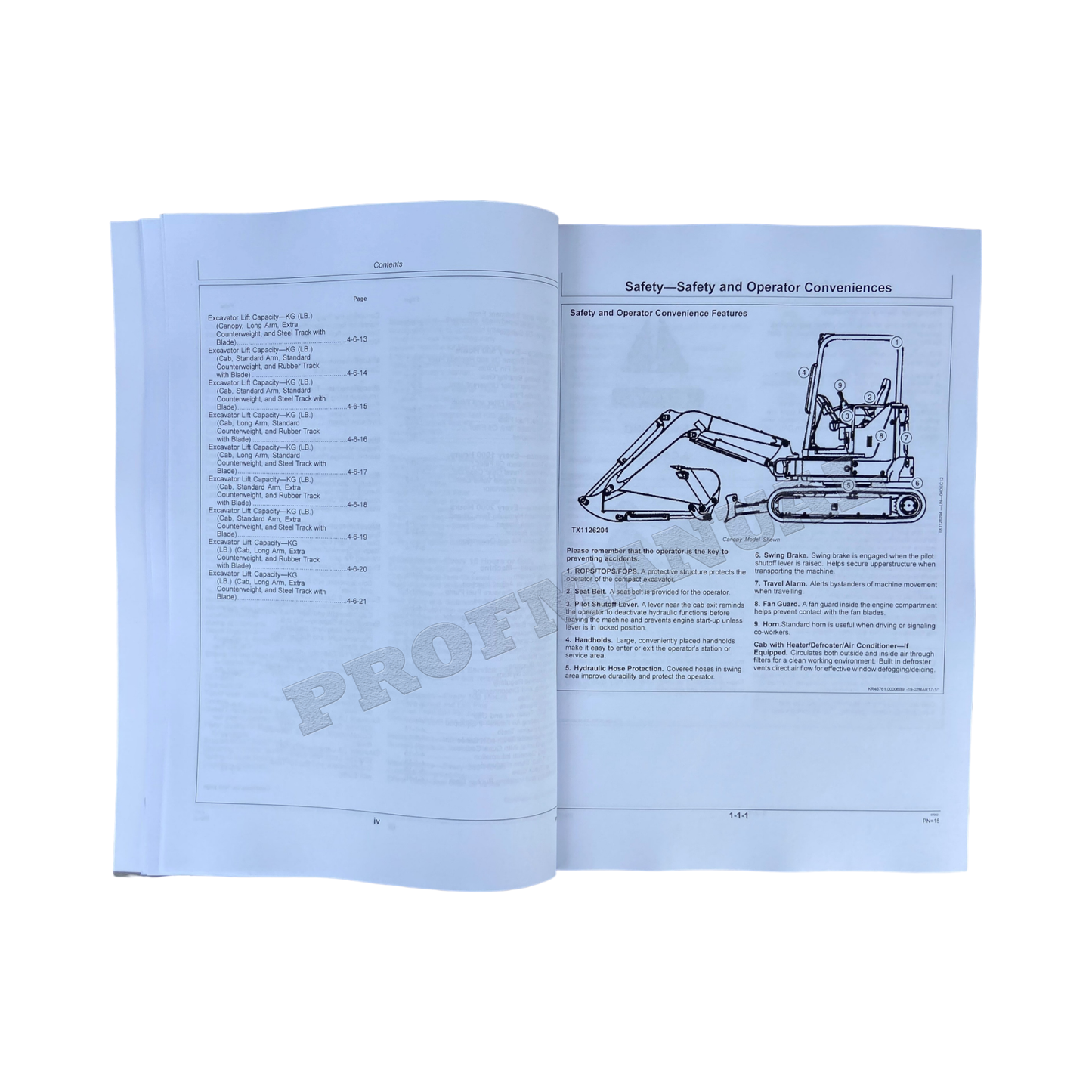 JOHN DEERE 35G EXCAVATOR OPERATORS MANUAL + !BONUS!