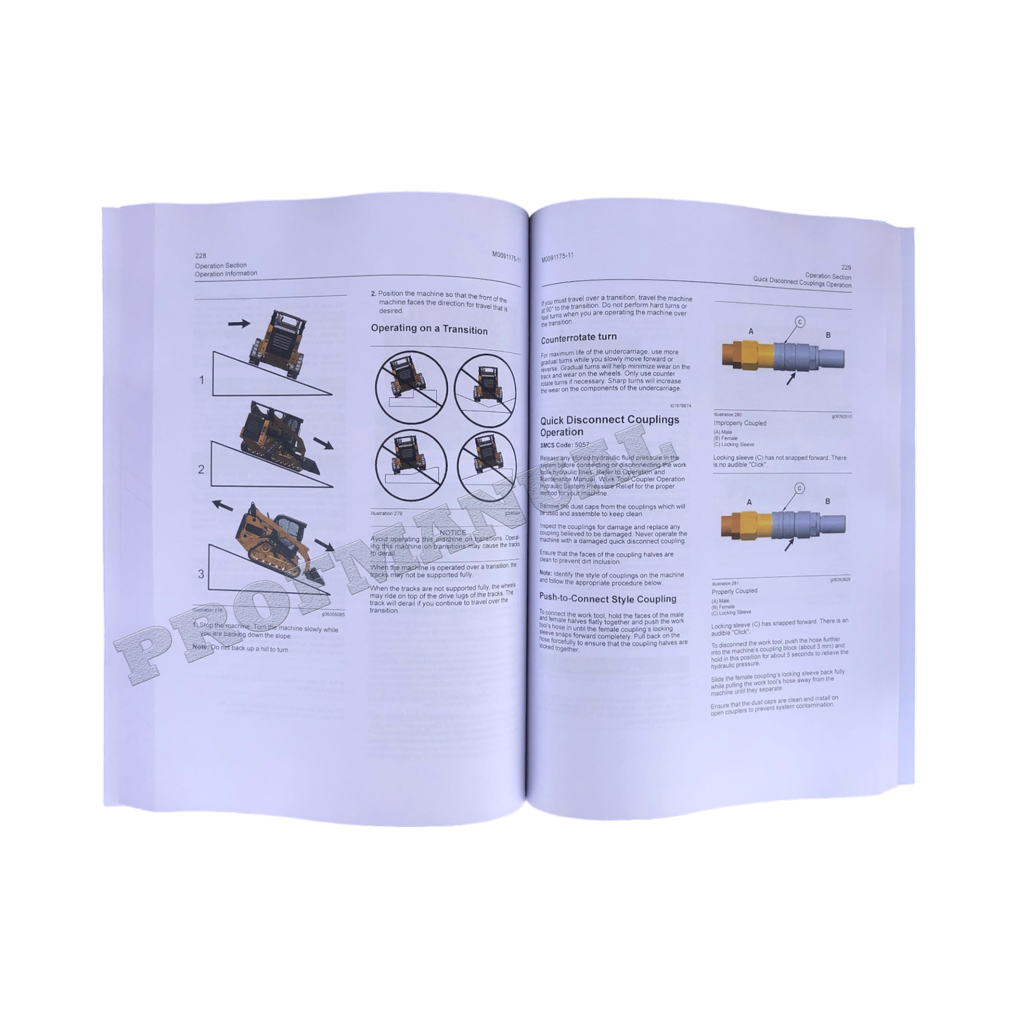 CATERPILLAR 226D3 232D3 236D3 239D3 242D3 246D3 249D3 257D3 OPERATORS MANUAL