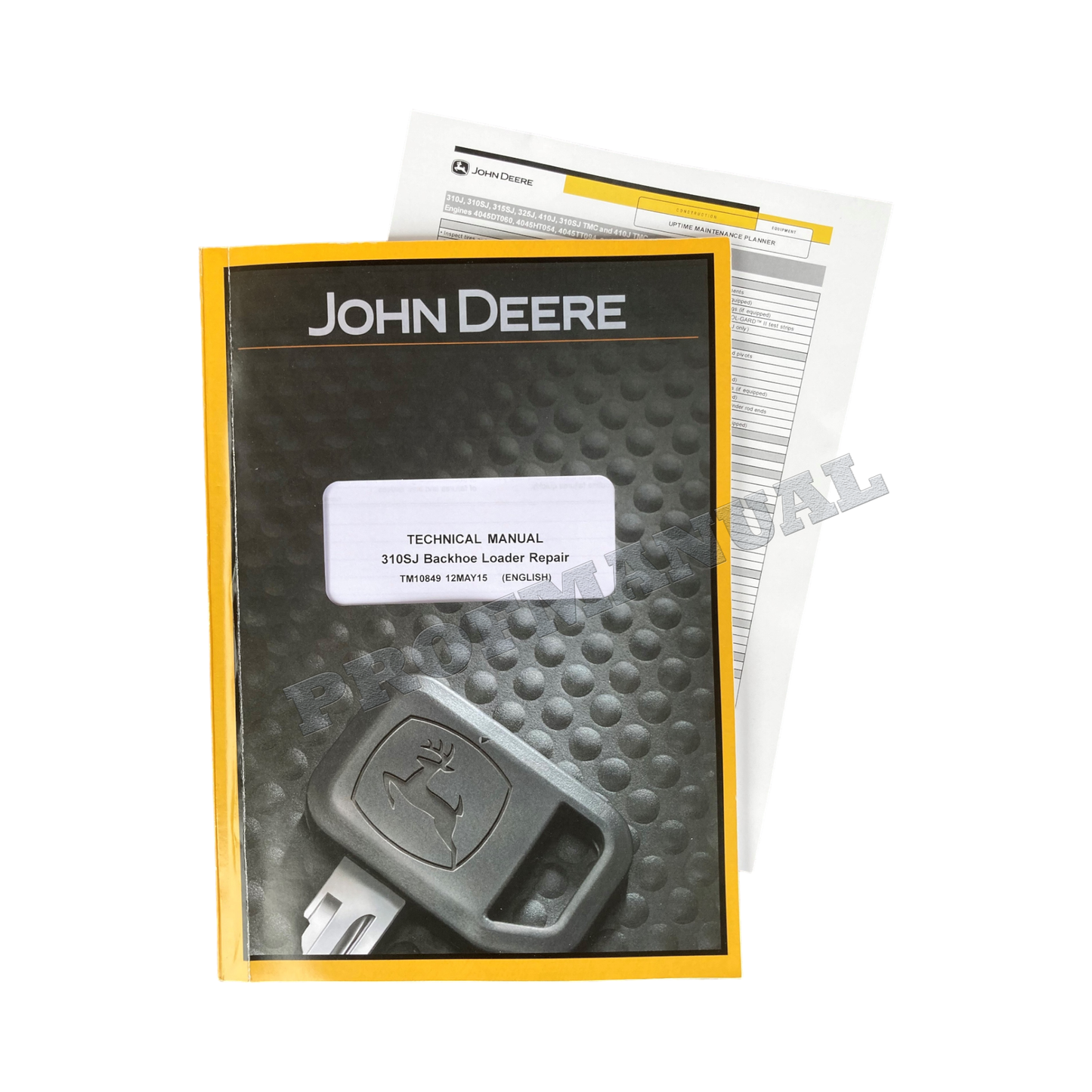 JONH DEERE 310SJ BACKHOE LOADER REPAIR SERVICE MANUAL + !BONUS!