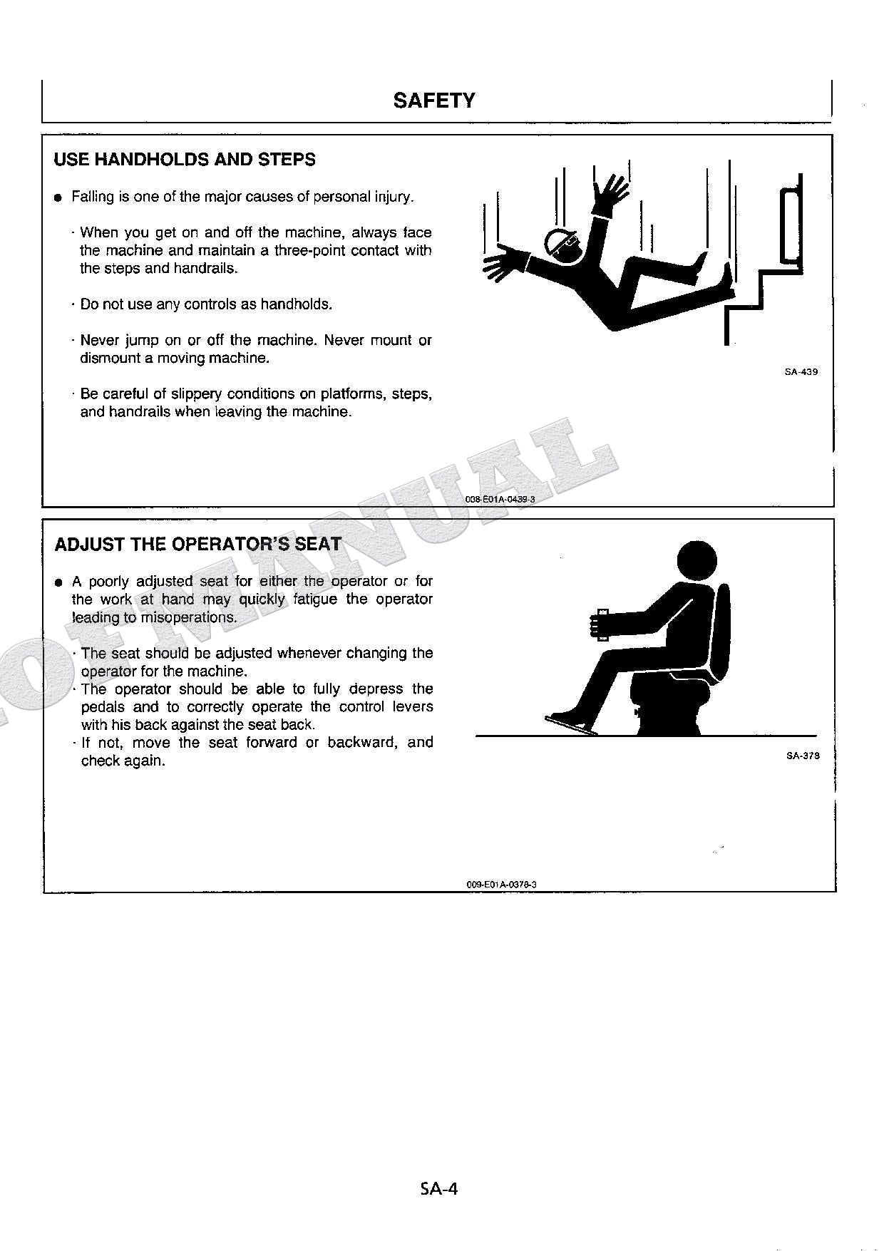 HITACHI EX200-5 Excavator Service manual Troubleshooting with Big Schematics