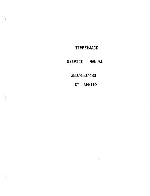 JOHN DEERE 350C 450C 480C 380C SKIDDER SERVICE REPAIR MANUAL