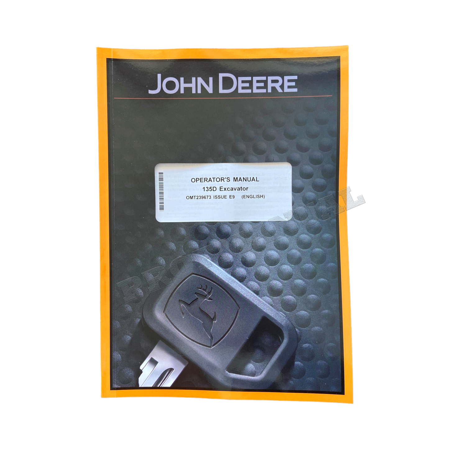 JOHN DEERE 135D EXCAVATOR OPERATORS MANUAL + !BONUS!