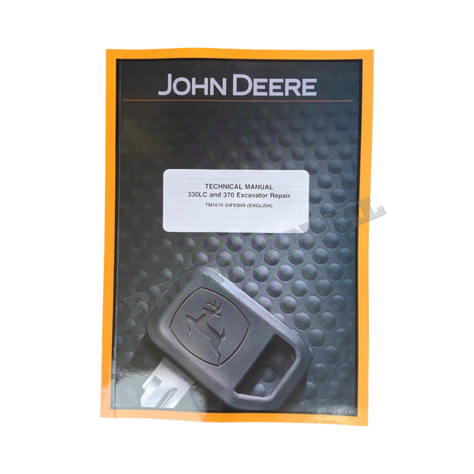 JOHN DEERE 330LC 370 EXCAVATOR REPAIR SERVICE MANUAL