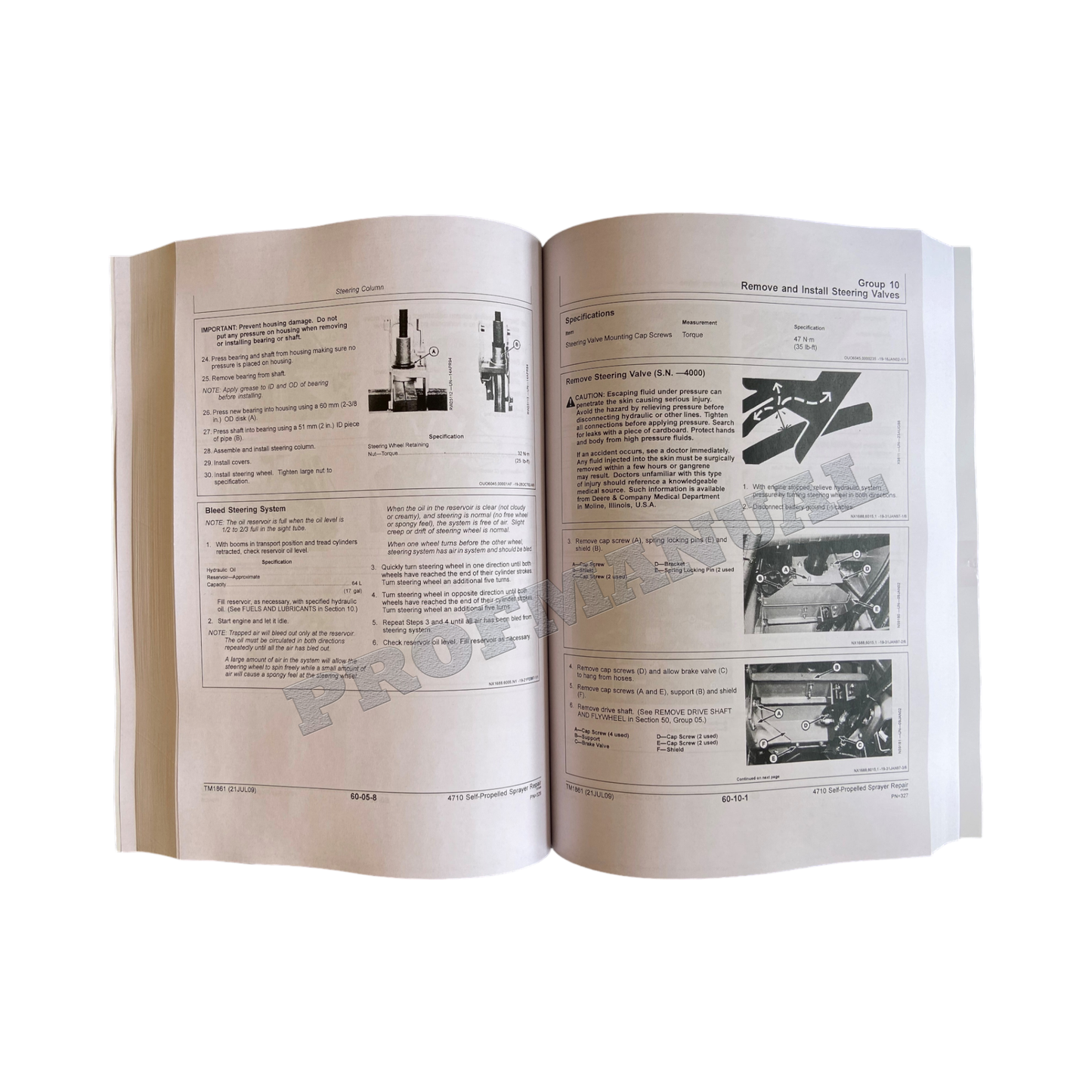 JOHN DEERE 4710 SPRÜHGERÄT SERVICEHANDBUCH Nr. 1