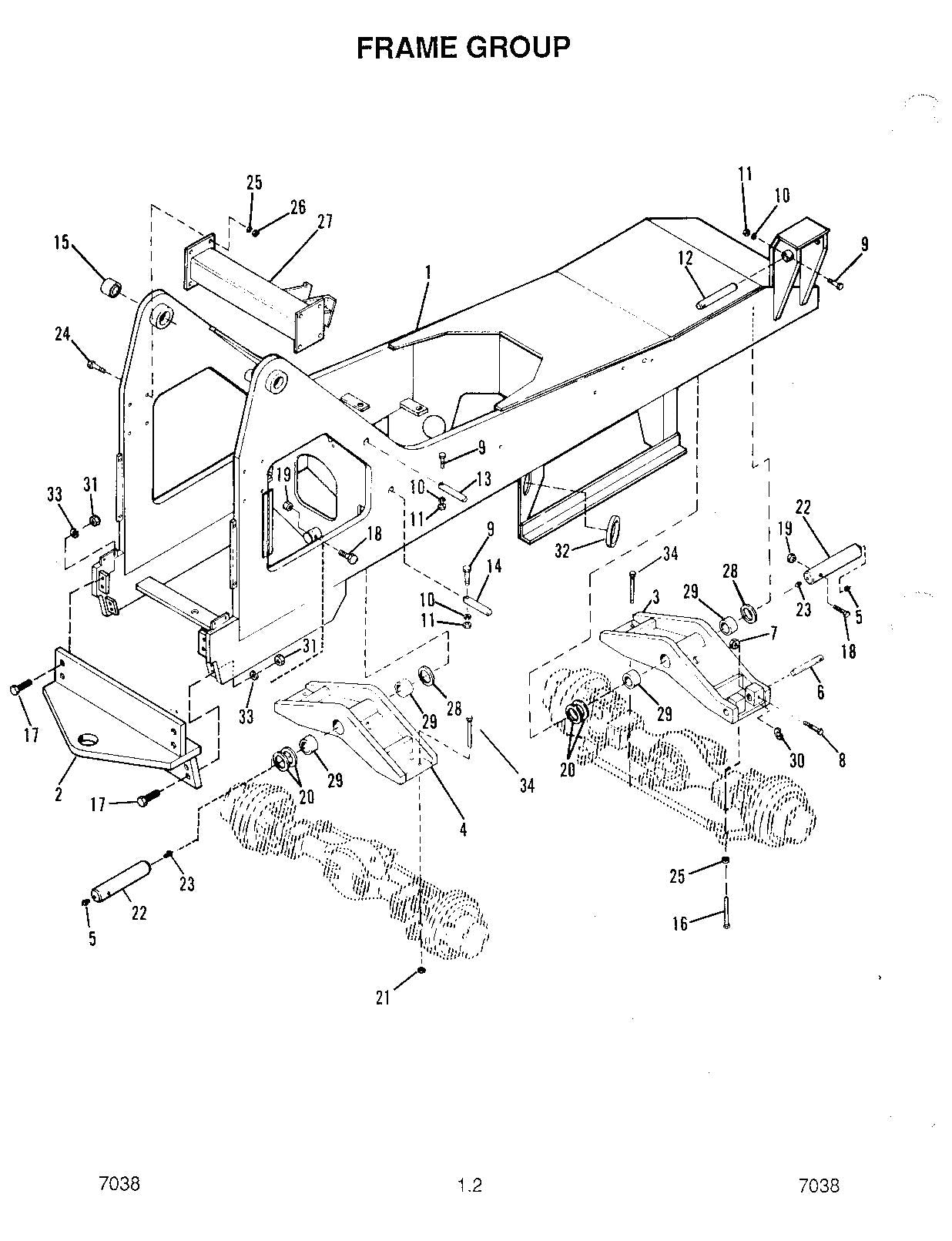 SKYTRAK 7038 Telehandler Parts Catalog Manual