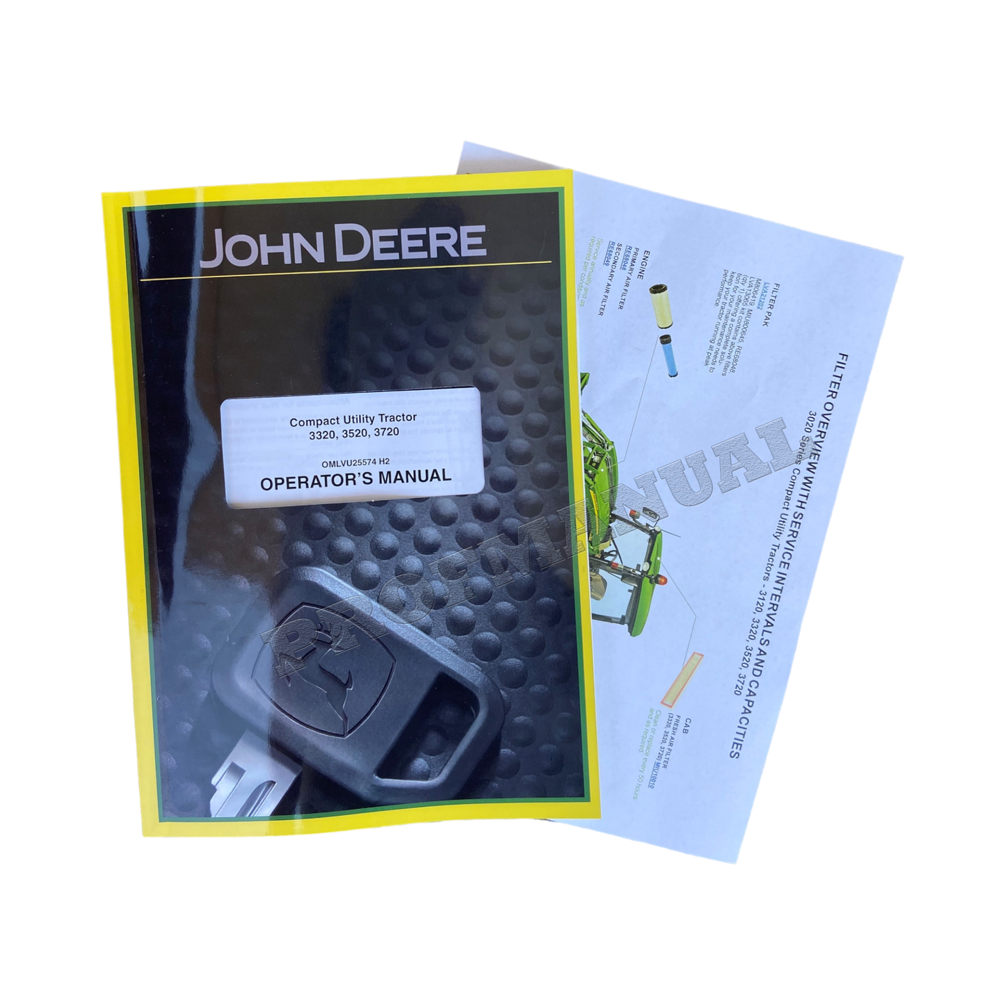 JOHN DEERE 3320 3520 3720 TRACTOR OPERATORS MANUAL + !BONUS! OMLVU25574